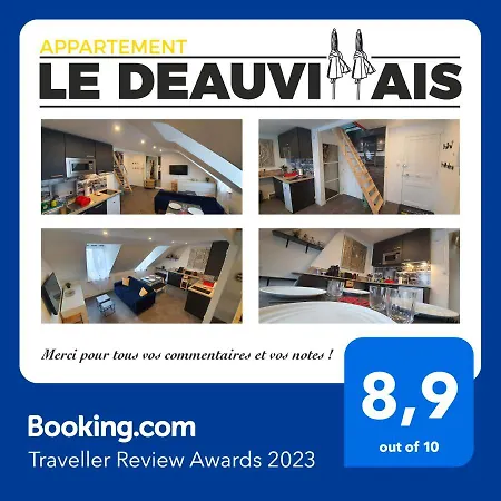 Le Deauvillais - Plein Centre - 4 Pers - 2 Mn - Ideal Famille 公寓 多维尔